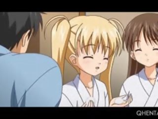 Hentai School Threesome With Little Doll Jumping Hard manhood