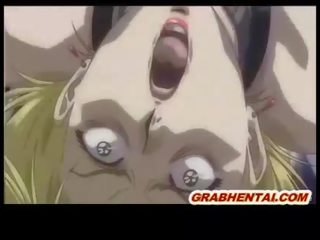 Blonde hentai stupendous brutally tentacles fucked