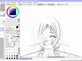 Hentai speed drawing - parte due - inking