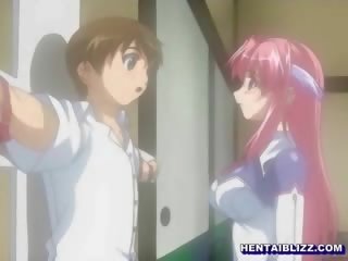 Cautivo hentai compañero consigue aspirado su eje por desagradable hentai alumna dama