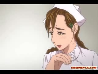 Με πλούσιο στήθος hentai νοσοκόμα τσιμπουκώνοντας ασθενής johnson και groovy poking σε th