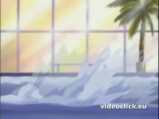 Fascinating anime goddess masturbating to orgasm