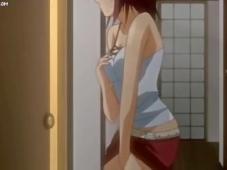 Anime girlfriend gets a lot of jizzload