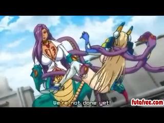 Hentai woman with monster body tentacles a virgin clip