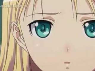 Blondýna anime víla na opätky blows a fucks ťažký johnson