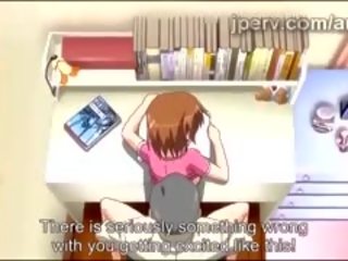Drobounký anime dívka dostane smashed podle na vdávání velký šachta