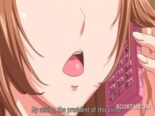 Rūdmataina anime skola lelle seducing viņai simpatiska skolotāja