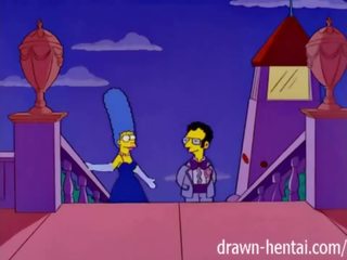 Simpsons 成人 電影 - marge 和 artie afterparty