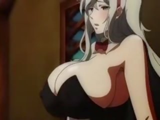 Sexuellement éveillé fantaisie l'anime vidéo avec non censurée grand seins, groupe,