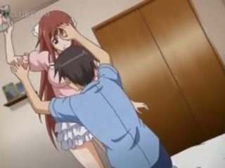 Anime adolescent sýkorka zkurvenej a odření obrovský člen dostane a obličejový