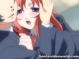 Charming Hentai Chick All Covered In Jizz