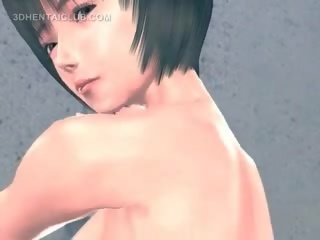 Sensational Ass Anime honey Banged From Behind Gets Creampie