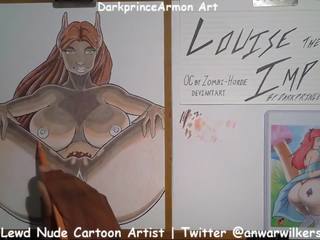 Coloring Louise the Imp at Darkprincearmon Art: HD x rated film 55