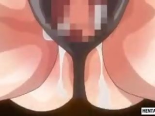 Nakatali pataas hentai istudyante may nipple clamps whipped at fucked