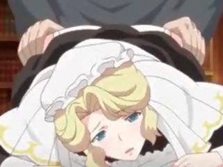 Anime pokojówka targanie kutas z jej ogromny cycuszki