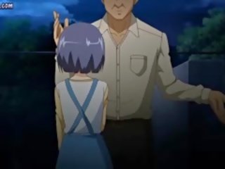 Anime feature Gets Small Tits Rubbed